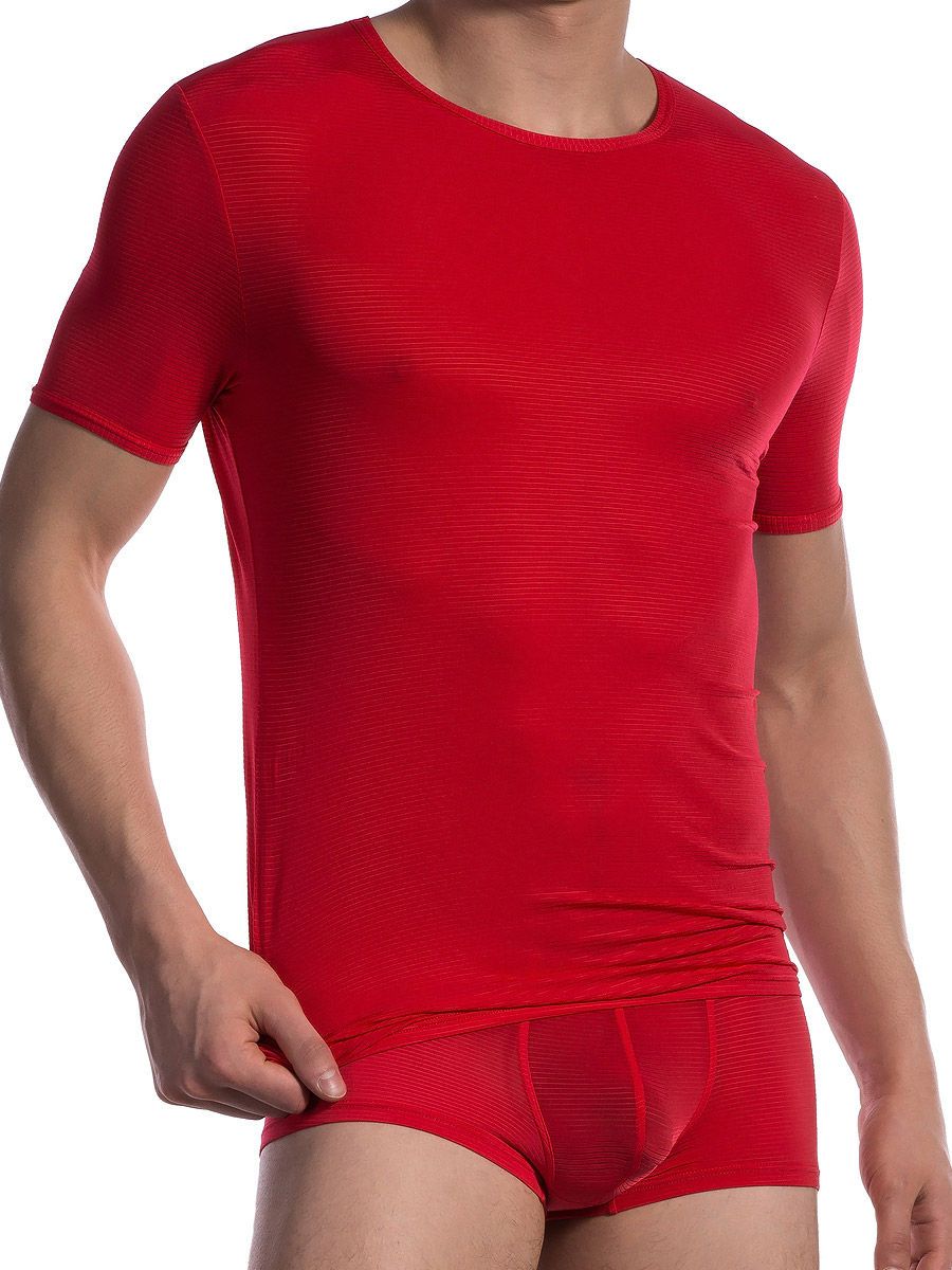 Olaf Benz RED1201: T-Shirt, rot (L)