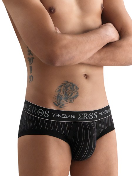 Eros Veneziani Vincenzo: Brief, schwarz (L/XL)