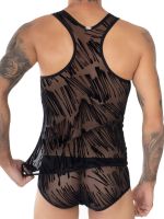 Eros Veneziani Edoardo: Tank Top, schwarz