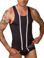 Eros Veneziani Cool Boy: Tanktop, schwarz