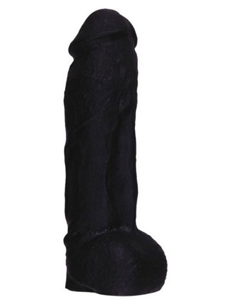 Dong With Balls My Lord 8,5": Dildo, schwarz