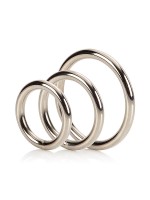 Silver Ring Set: Penisringe-Set, silber