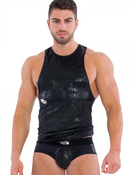 Eros Veneziani Nero: Tanktop, schwarz