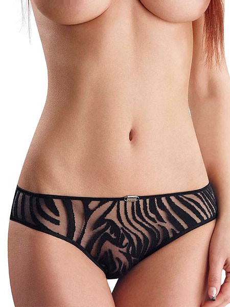 Eros Veneziani Ginevra: Slip, schwarz (S/M)